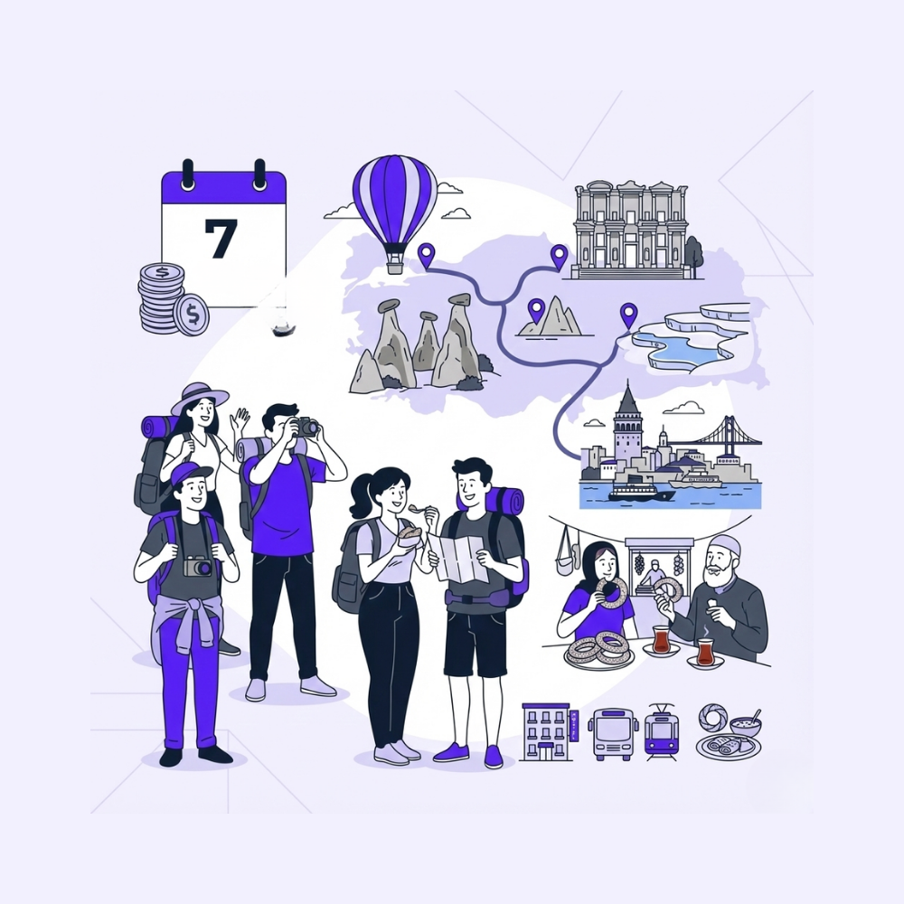 Turkey 7 day itinerary budget